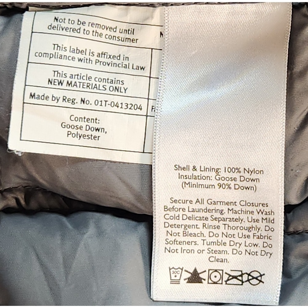 Eddie Bauer Jacket Womens Medium Blue Downlight EB800.Puffer Down First Ascent - Picture 9 of 9
